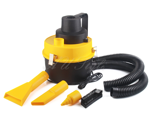 Portable Handheld Car Vacuum Cleaner 12V Vehicle Auto Dust Wet /& Dry Yellow