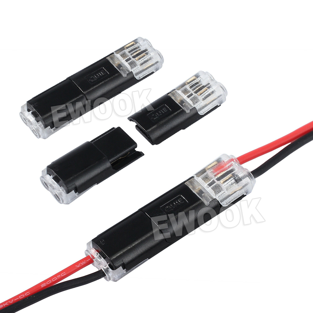 10X 12V WIRE CABLE SNAP PLUG IN CONNECTOR TERMINAL CONNECTIONS JOINERS